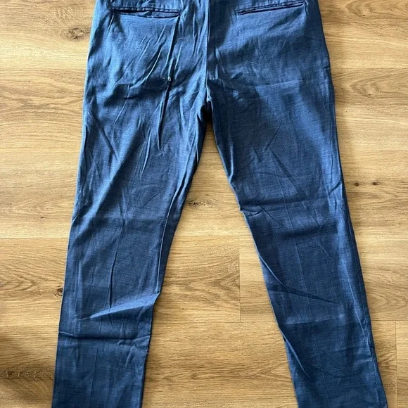 H&M Men’s Slim Fit Dress Pants - Navy Blue, Size 36R- USED - Picture 10 of 10